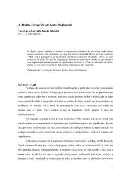A An&aacute;lise Textual de um Texto Multimodal - Maxwell - PUC-Rio