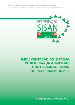 Caderno de Implementação SISAN