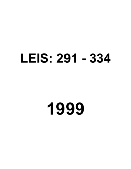 leis municipais do ano de 1999 - Município de Comendador Levy