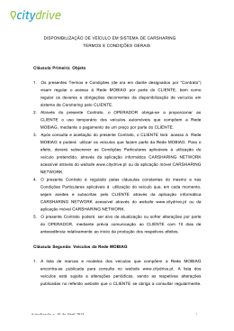 DISPONIBILIZA&Ccedil;&Atilde;O DE VE&Iacute;CULO EM SISTEMA DE