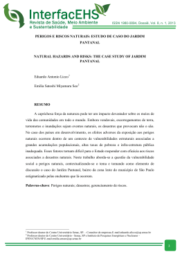 Estudo de caso do Jardim Pantanal