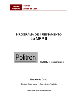 POLITRON Estudo de Caso - livro