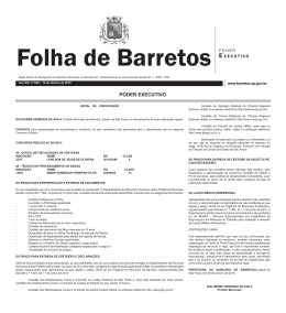 Edi&ccedil;&atilde;o 822 - 12 de Janeiro de 2015