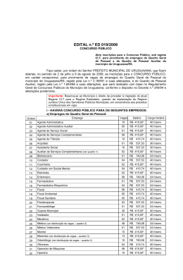 EDITAL ED 019-2008