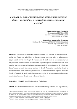 A &Ocirc;&Ccedil;&pound;CIDADE DA BAHIA&Ocirc;&Ccedil;&Oslash; DE MEADOS DO S+
