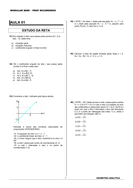 (M&Oacute;DULO 7 - SEMI - GEOMETRIA ANAL&Iacute;TICA)