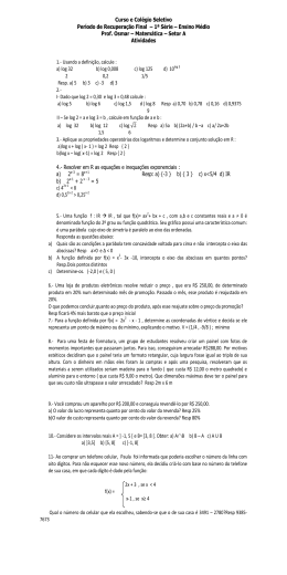 Setor A - seletivo