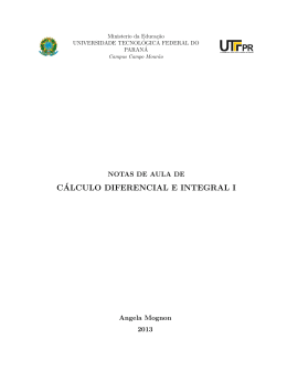 Calculo I - Departamento de Matem&aacute;tica