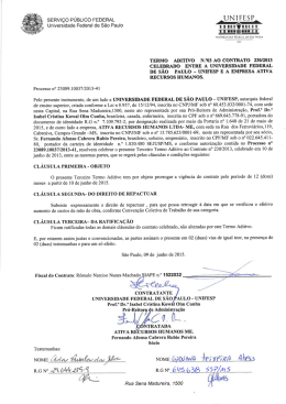 sERvIÇo PÚBLICO FEDERAL UNIFESP
