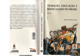 Trabalho, educa&ccedil;&atilde;o e sindicalismo no Brasil