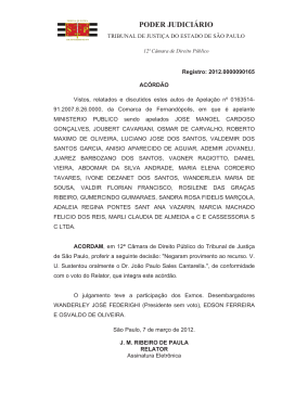 Apela&ccedil;&atilde;o n&ordm; 0163514-91.2007.8.26.0000