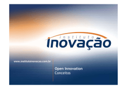 Open Innovation Conceitos