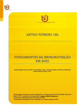 Fundamentos da imunonutri&ccedil;&atilde;o em aves