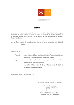EDITAL - Universidade do Minho