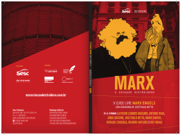 Marx: a criação destruidora