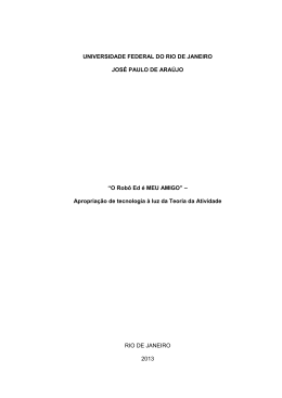 Resenha de Jos&eacute; Paulo de Ara&uacute;jo - Tecnologia de