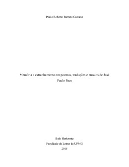 Paulo Roberto Barreto Caetano - Biblioteca Digital de Teses e