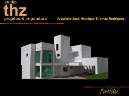 Arquiteto José Henrique Thomaz Rodrigues