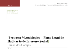 PLHIS - Prefeitura de Cana&atilde; dos Caraj&aacute;s