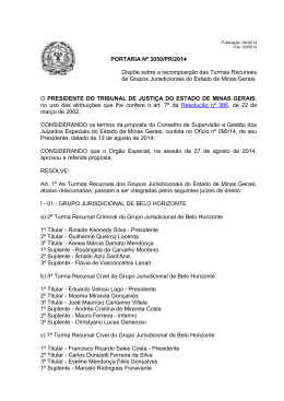PORTARIA N&ordm; 3050/PR/2014 Disp&otilde;e sobre a recomposi&ccedil;&atilde;o das