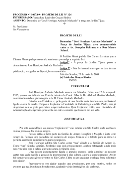 PROCESSO Nº 1067/09 - PROJETO DE LEI Nº 124 INTERESSADO