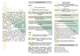 A Universidade Federal Fluminense (UFF), por meio da Pr&oacute;