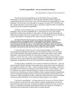 Artigo após a aprovação da Lei José Lucas pelo Congresso Nacional
