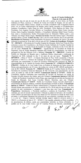 Faça aqui o - Tribunal de Contas do Estado de Sergipe