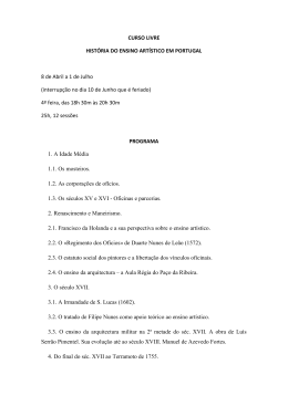 Programa - Faculdade de Belas Artes de Lisboa