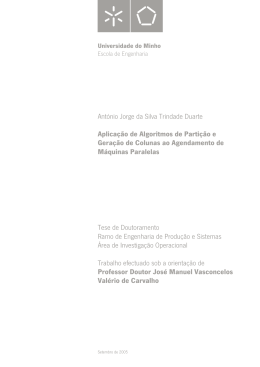 Ant&oacute;nio Jorge da Silva Trindade Duarte Aplica&ccedil;&atilde;o de Algoritmos de