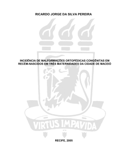 ricardo jorge da silva pereira - Universidade Federal de Pernambuco