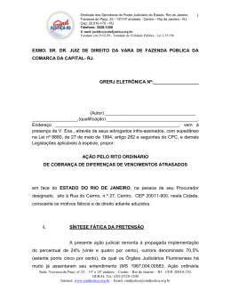 1 exmo. sr. dr. juiz de direito da vara de fazenda p&uacute;blica da comarca
