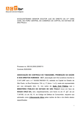 excelent&iacute;ssimo senhor doutor juiz de direito da 41&ordf; vara civel do foro
