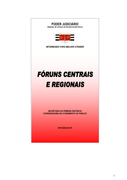 F&oacute;runs Centrais e Regionais