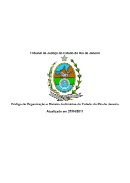 codjerj - Tribunal de Justiça do Estado do Rio de Janeiro