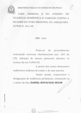 MULHER DO FORO REGIONAL DO JABAQUARA