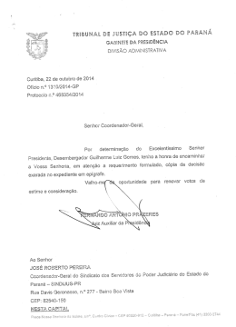 Despacho presidente TJ decreto 1752