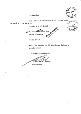 Dra. LET&Iacute;CIA z&Eacute;ToLA FORTES.