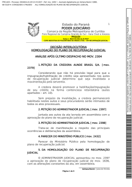 Estado do Paran&aacute; PODER JUDICI&Aacute;RIO