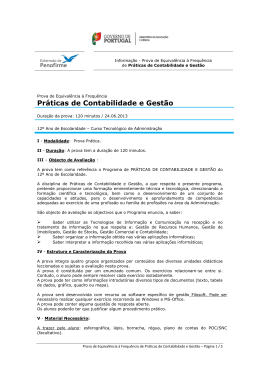 Pr&aacute;ticas de Contabilidade e Gest&atilde;o
