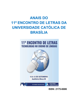 anais do 11º encontro de letras da universidade católica de brasília