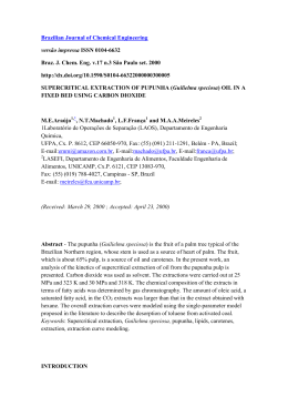 Brazilian Journal of Chemical Engineering versão impressa ISSN