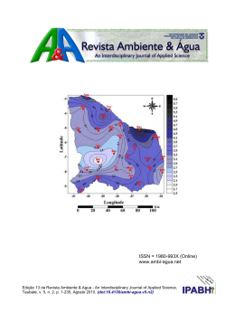 Efici&ecirc;ncia de sistemas alagados