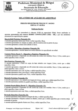 Julgamento - Prefeitura de Birigui