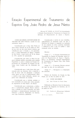 Esgotos Eng. João Pedro de Jesus Netto