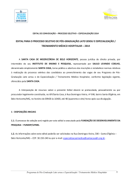 edital para o processo seletivo de p&oacute;s
