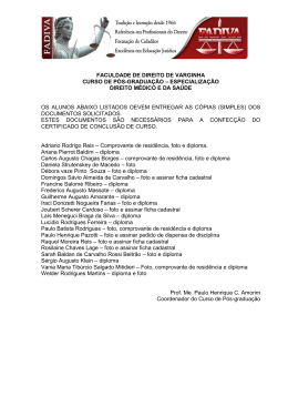 Documentos Pendentes