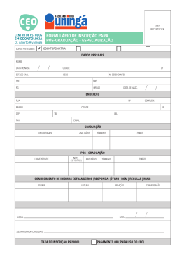baixar formulário inscrição pdf