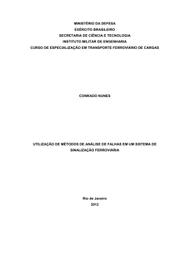 Sinaliza&ccedil;&atilde;o Ferrovi&aacute;ria - P&oacute;s-Gradua&ccedil;&atilde;o em Engenharia de