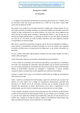 Decreto-Lei n.&ordm; 4/2015 de 7 de janeiro 1